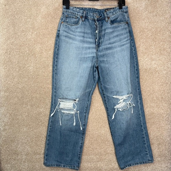BLANKNYC Denim - BLANKNYC‎ Jeans Women's 28 Blue Distressed Baxter Ribcage Straight Leg High Rise